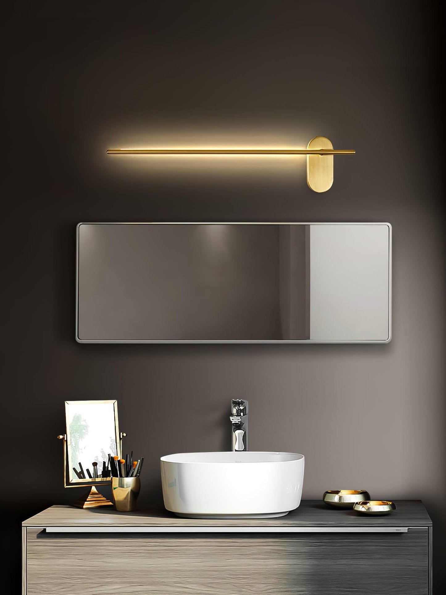 Slim LED Metal Wall Light Sconce
