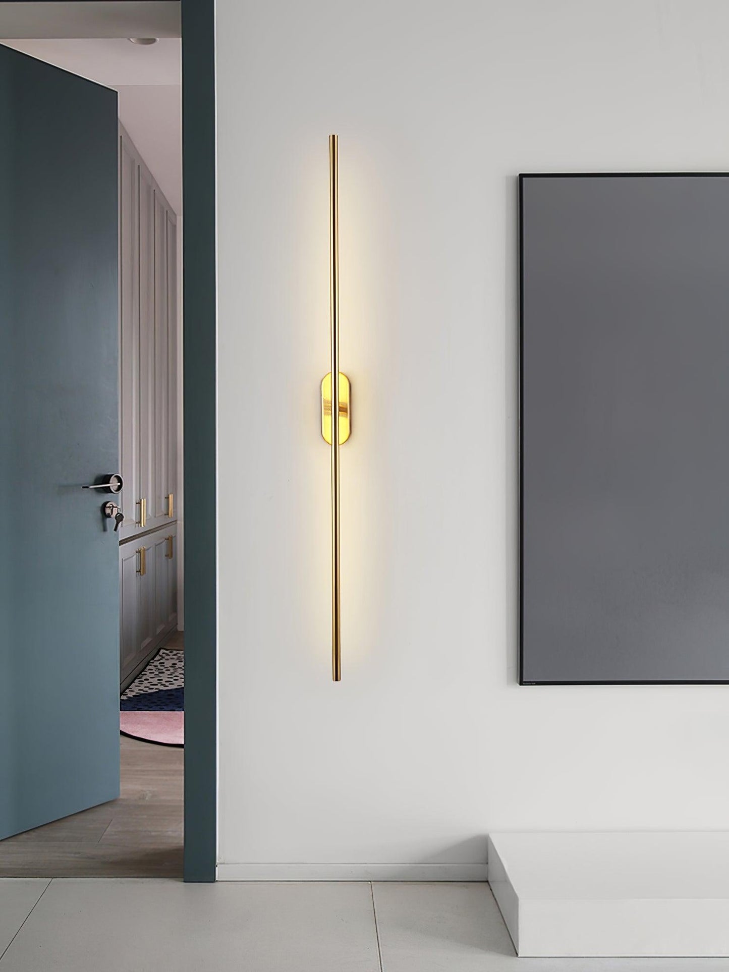 Slim LED Metal Wall Light Sconce