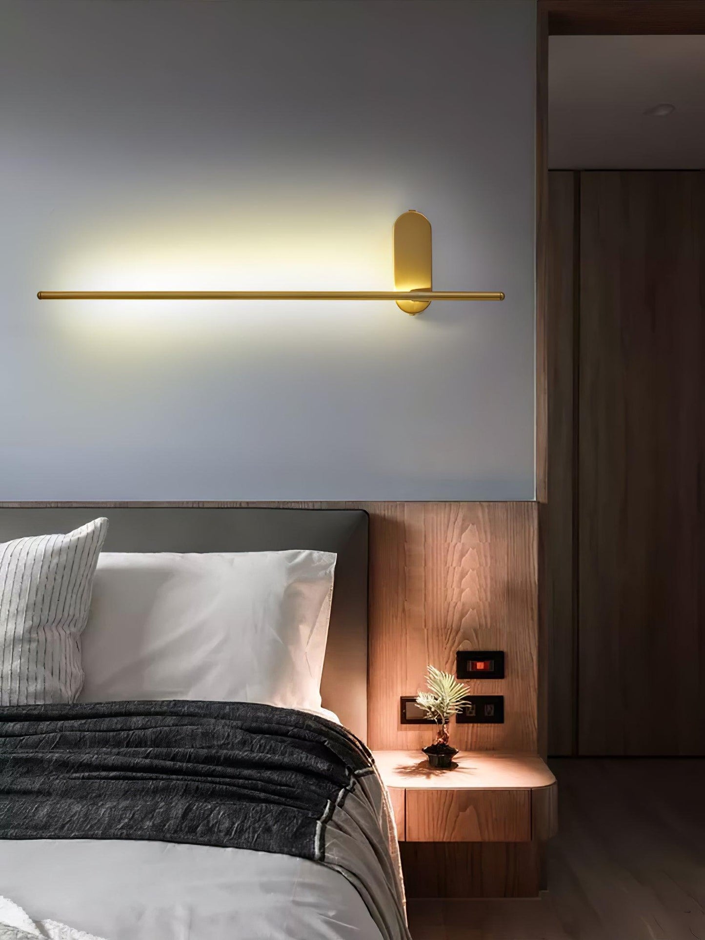 Slim LED Metal Wall Light Sconce