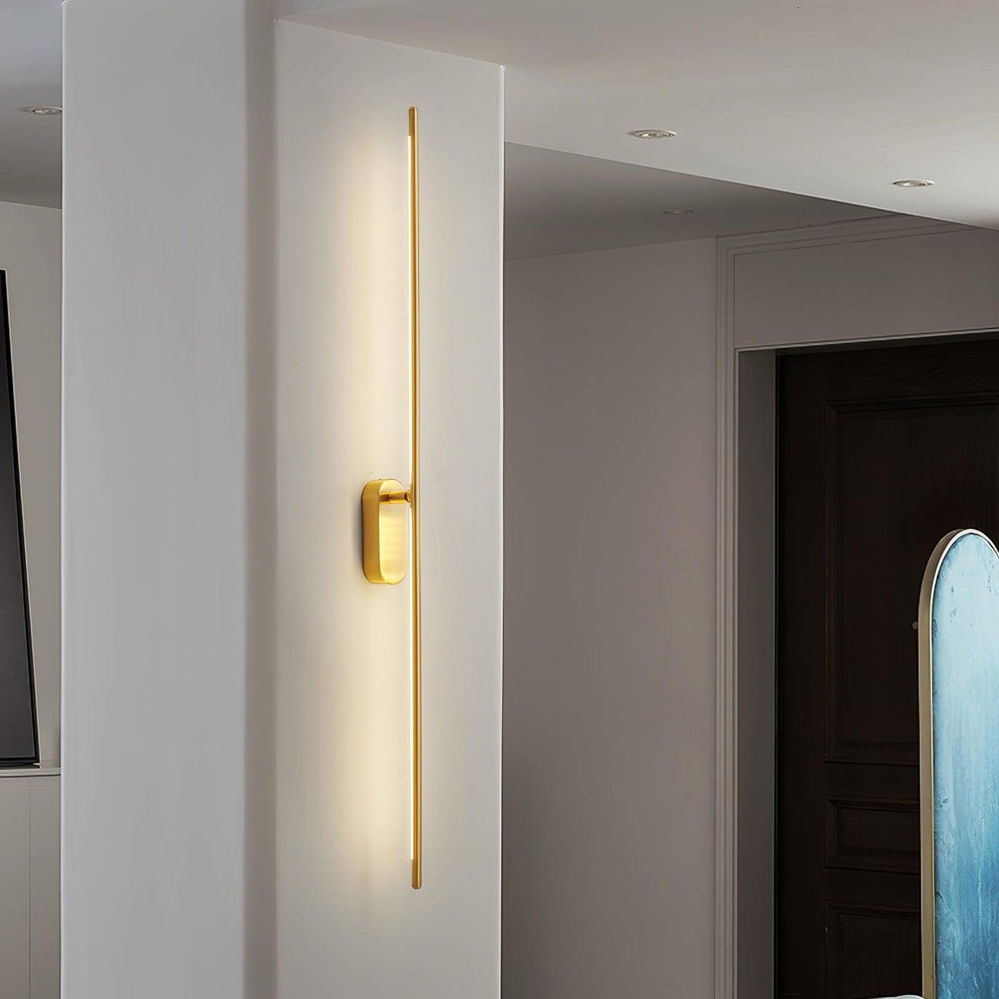 Slim LED Metal Wall Light Sconce