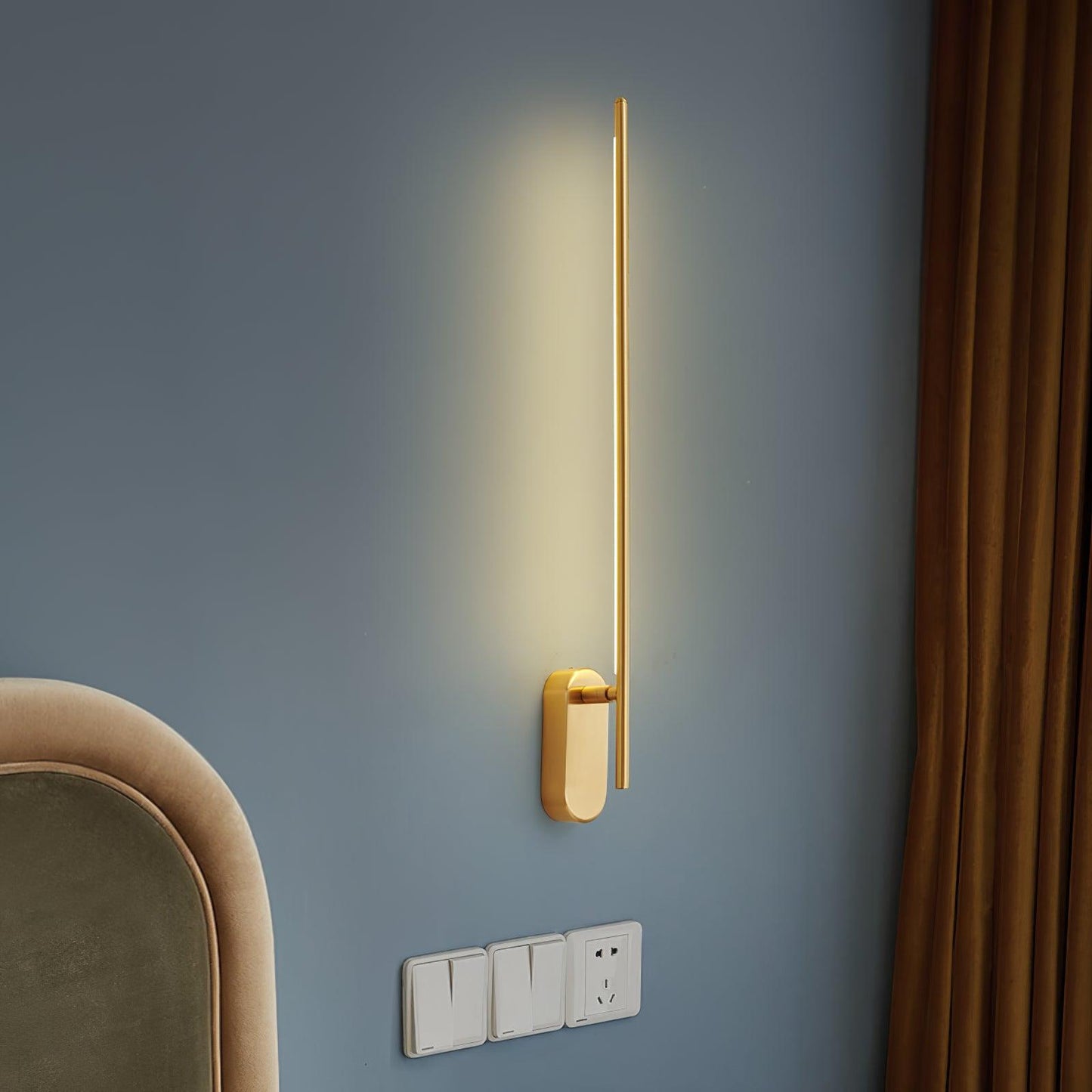 Slim LED Metal Wall Light Sconce