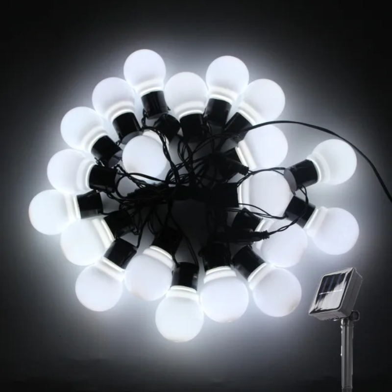 Solar Powered Patio String Lights