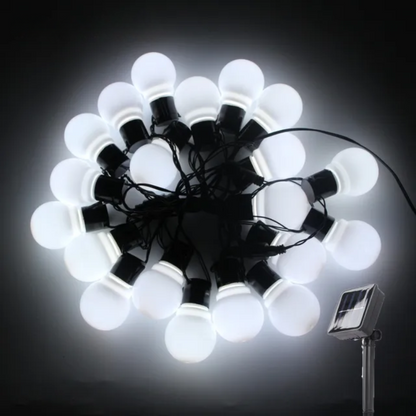 Solar Powered Patio String Lights