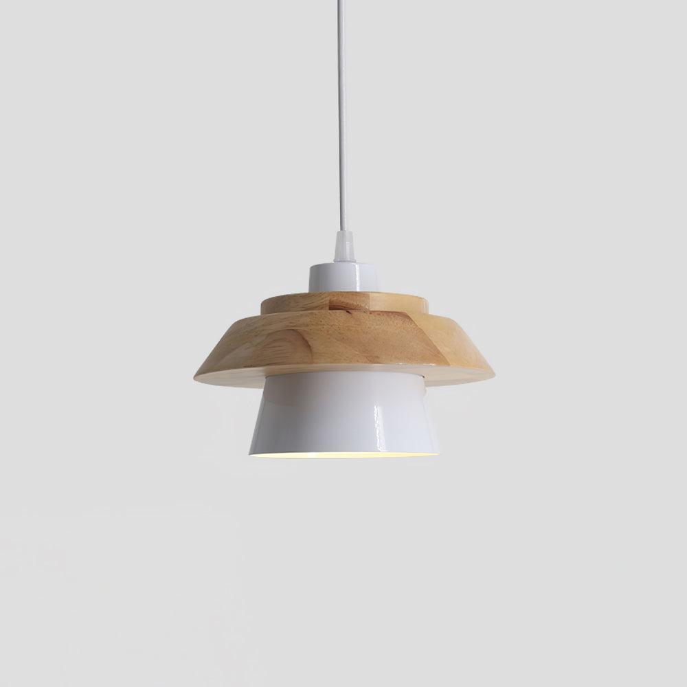Rustic Wood Ceiling Light Fixture Scandinavian Style