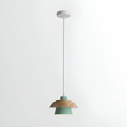 Rustic Wood Ceiling Light Fixture Scandinavian Style
