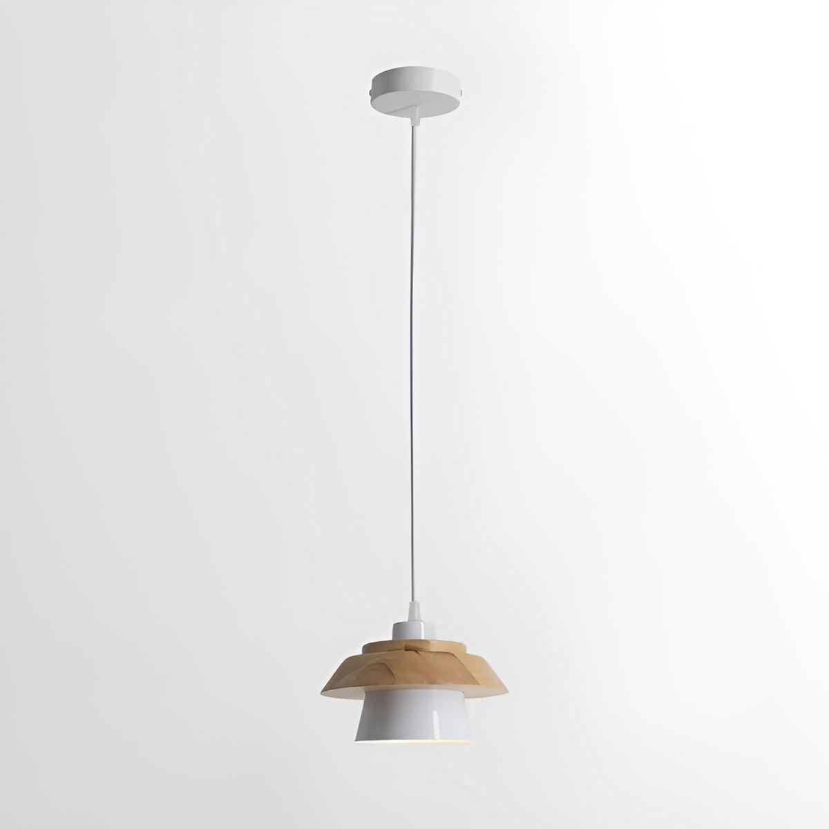 Rustic Wood Ceiling Light Fixture Scandinavian Style