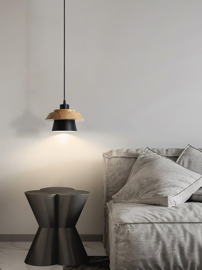 Rustic Wood Ceiling Light Fixture Scandinavian Style