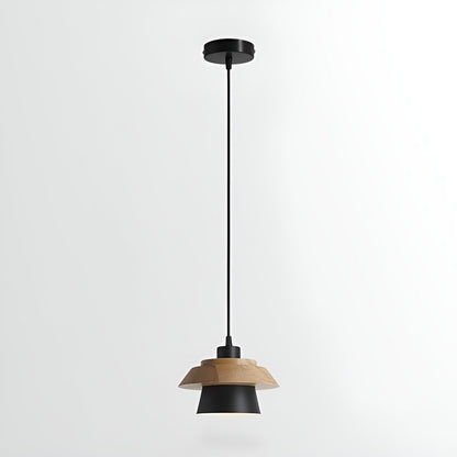 Rustic Wood Ceiling Light Fixture Scandinavian Style - Cofik
