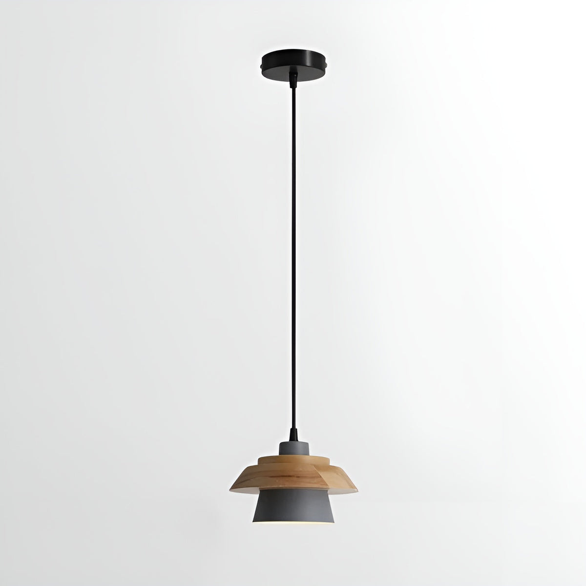 Rustic Wood Ceiling Light Fixture Scandinavian Style