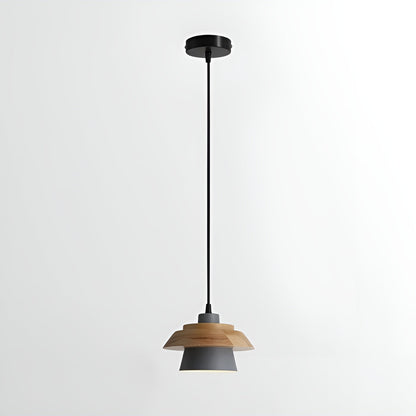 Rustic Wood Ceiling Light Fixture Scandinavian Style