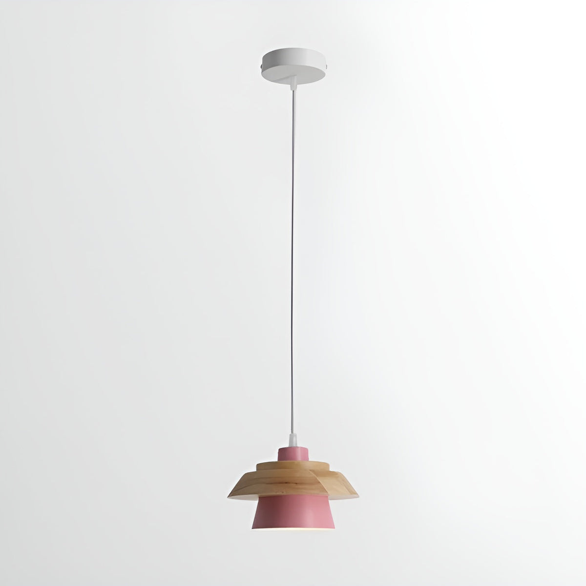 Rustic Wood Ceiling Light Fixture Scandinavian Style