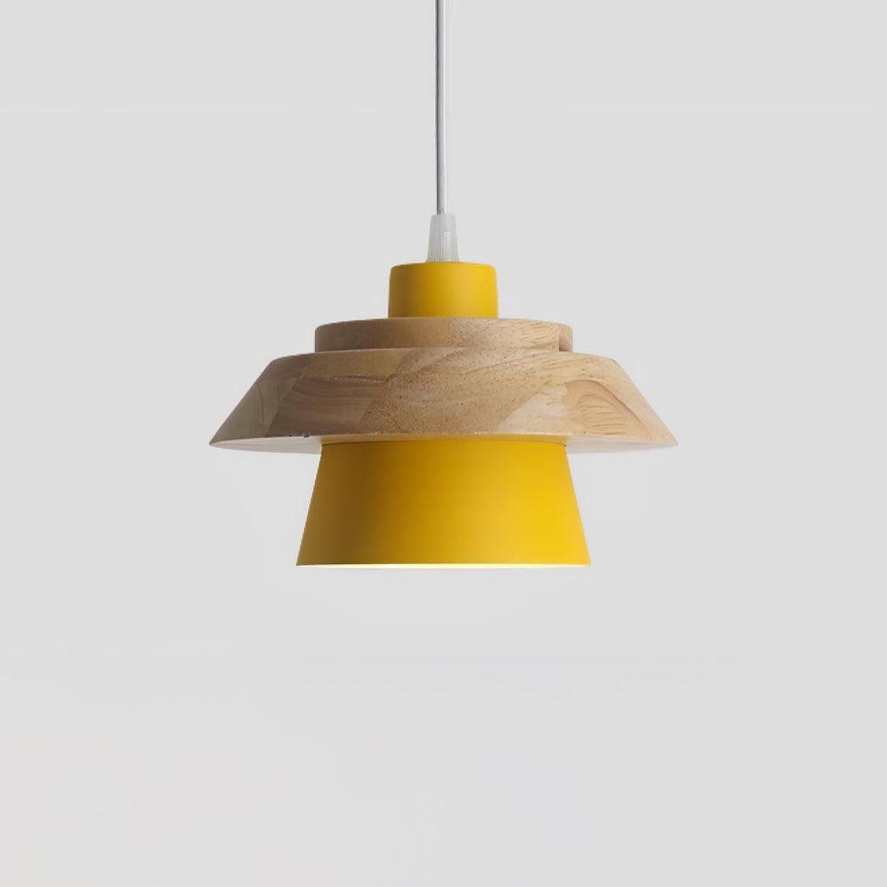 Rustic Wood Ceiling Light Fixture Scandinavian Style