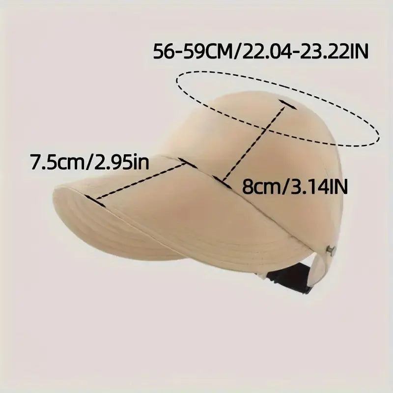 Lightweight Foldable Sun Hat with Wide Brim