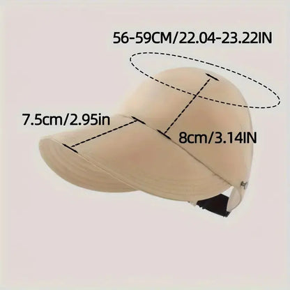 Lightweight Foldable Sun Hat with Wide Brim