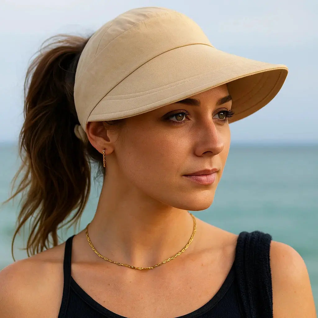 Lightweight Foldable Sun Hat with Wide Brim - Cofik