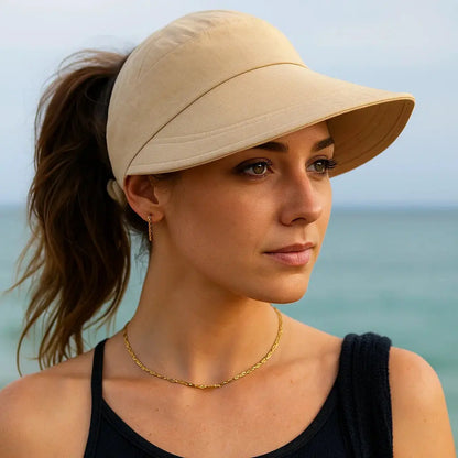 Lightweight Foldable Sun Hat with Wide Brim - Cofik
