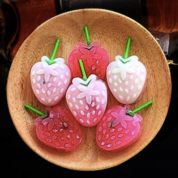 Fresh Fruit Silicone Ice Cube Tray With Handles