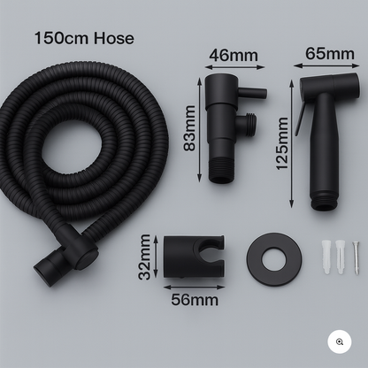 Premium Stainless Bidet Sprayer with Mount