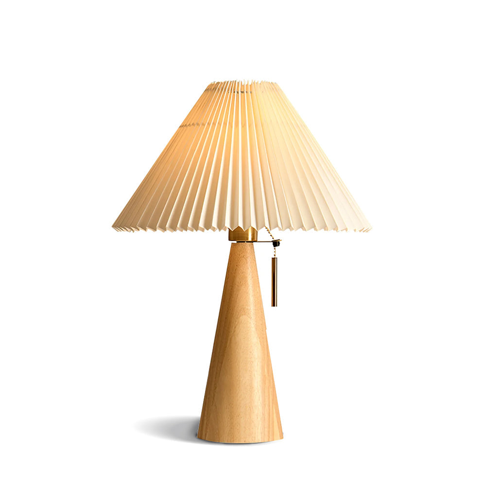 Vintage Chic Wooden Desk Lamp