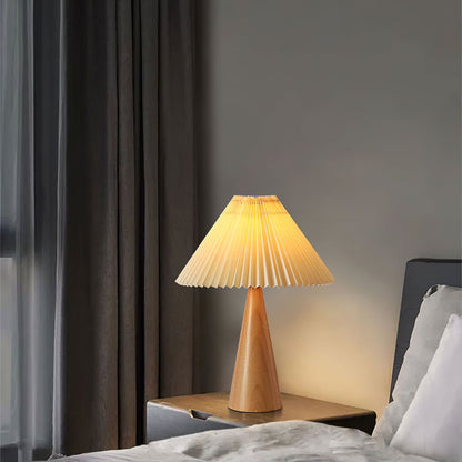 Vintage Chic Wooden Desk Lamp