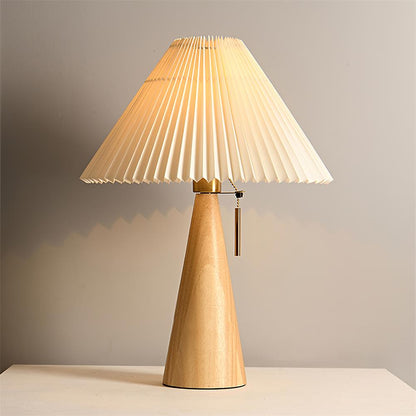 Vintage Chic Wooden Desk Lamp - Cofik