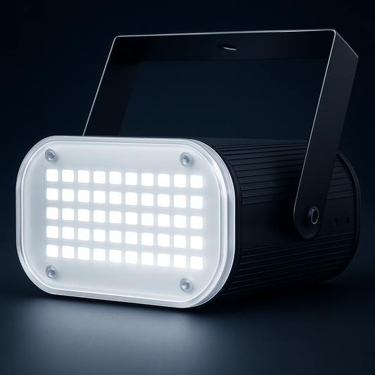 Bright White LED Party Strobe Light with Sound Activation - Cofik
