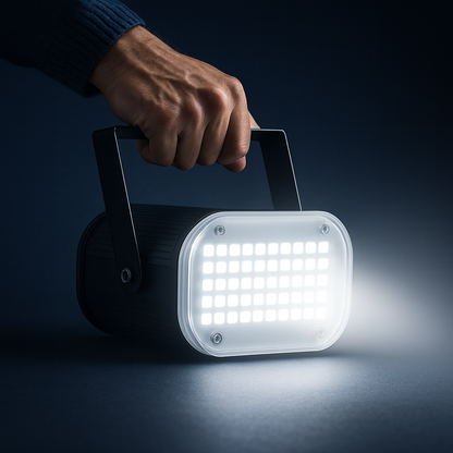 Bright White LED Party Strobe Light with Sound Activation