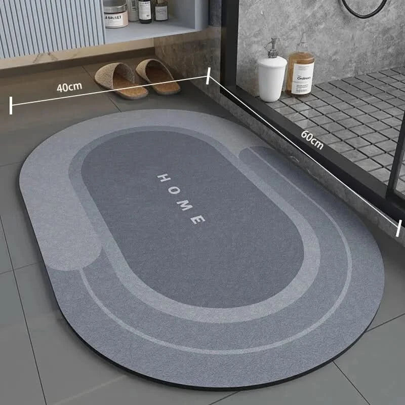Plush Non-Slip Bathroom Rug 40×60 cm