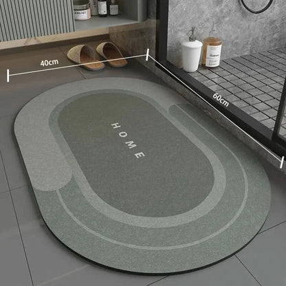 Plush Bathroom Rug 40×60 cm, Soft & Grip Bottom