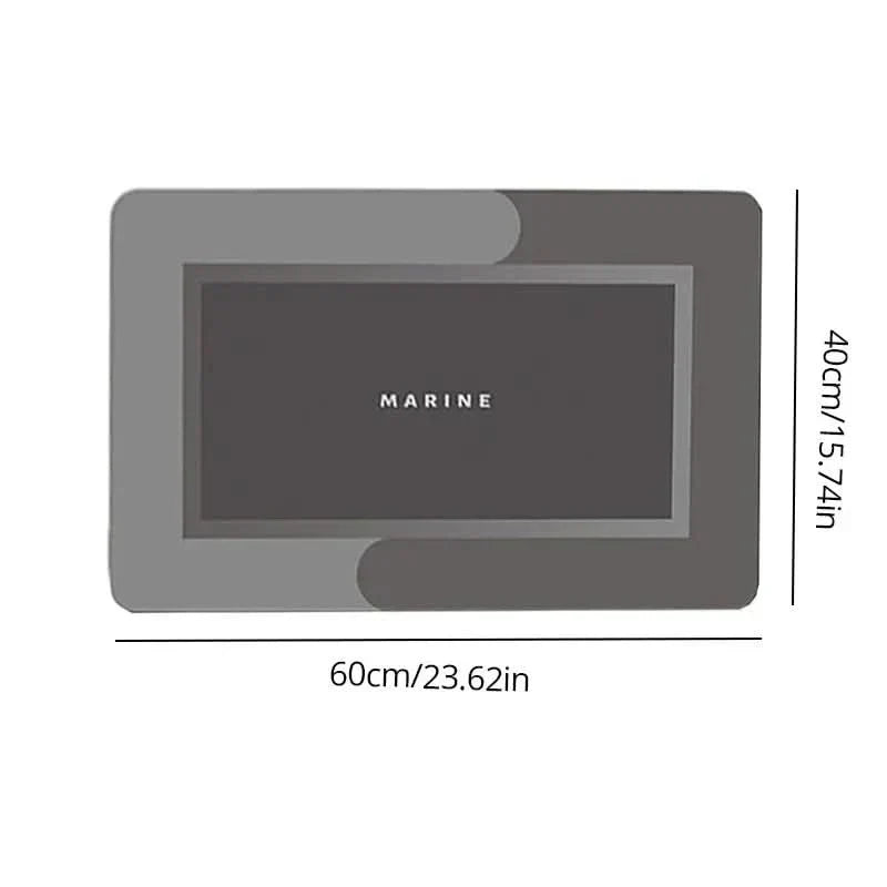 Plush Non-Slip Bathroom Rug 40×60 cm