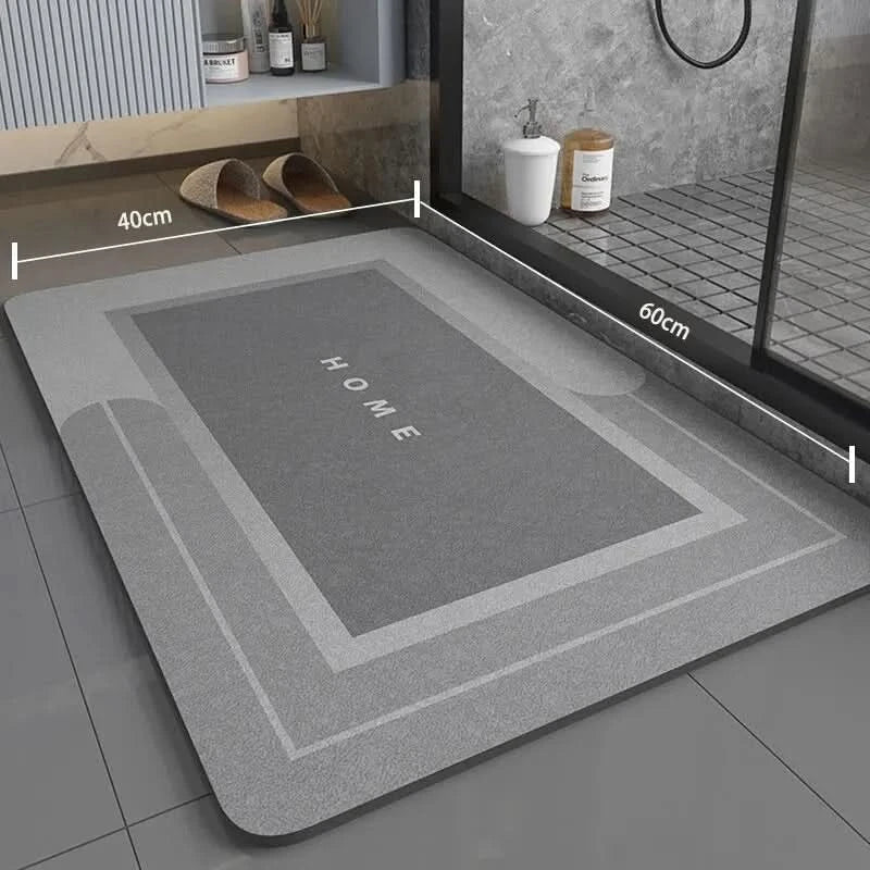 Plush Bathroom Rug 40×60 cm, Soft & Grip Bottom