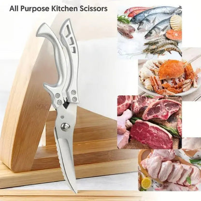 Sharp Kitchen Shears - Durable Stainless Steel Cutters