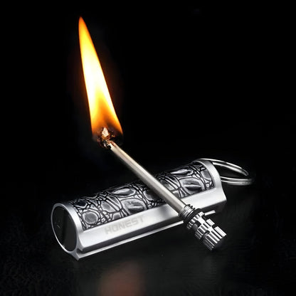 Durable Outdoor Emergency Fire Starter Keychain
