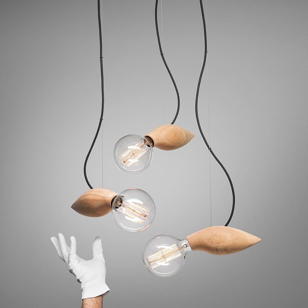Rustic Wood Pendant Ceiling Light