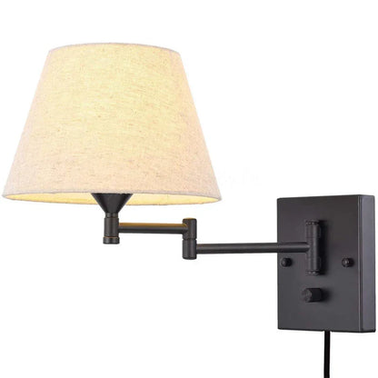 Flexible LED Wall Light with Fabric Shade