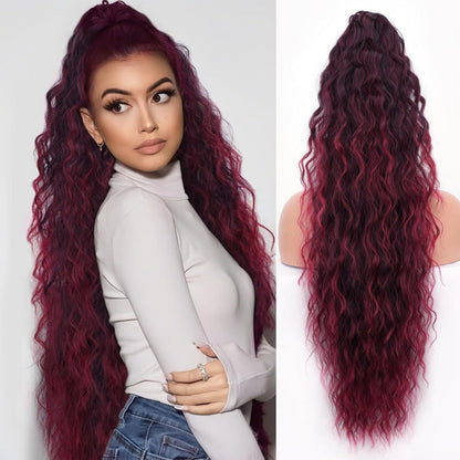 Ocean Wave Long Ponytail Wig