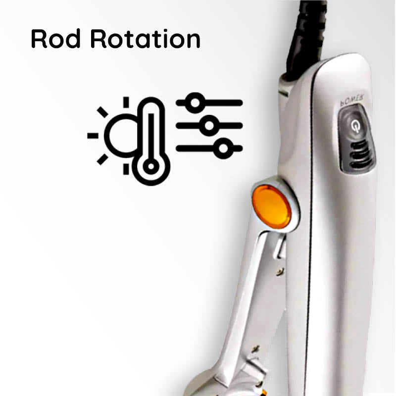 Premium 2 in 1 Rotating Ceramic Hair Straightening Brush