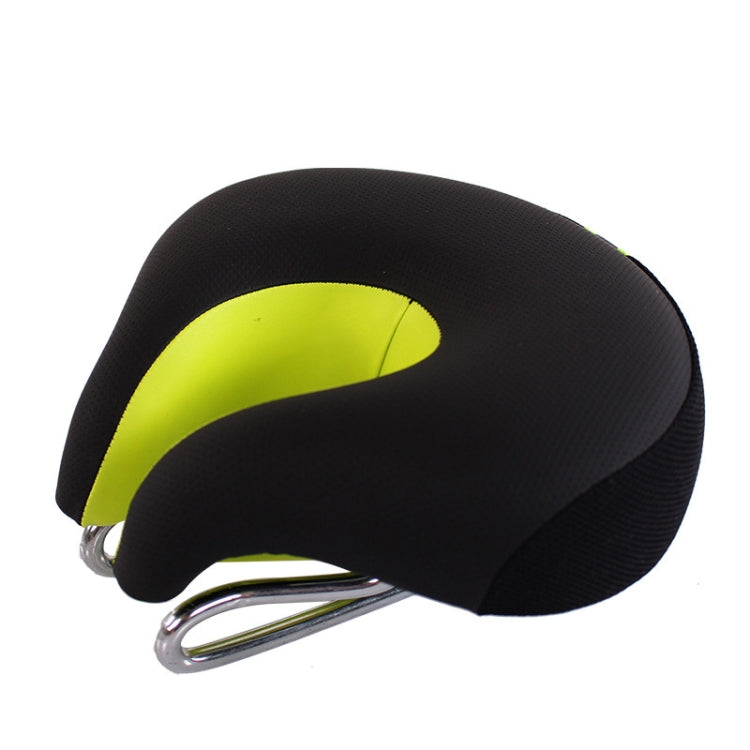 Comfortable Mountain Bike Seat Extra Thick Cushion Green