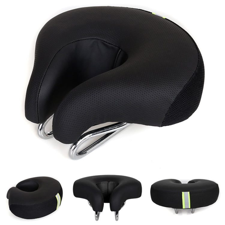 Comfortable Padded MTB Bike Seat Black Cushion - Cofik