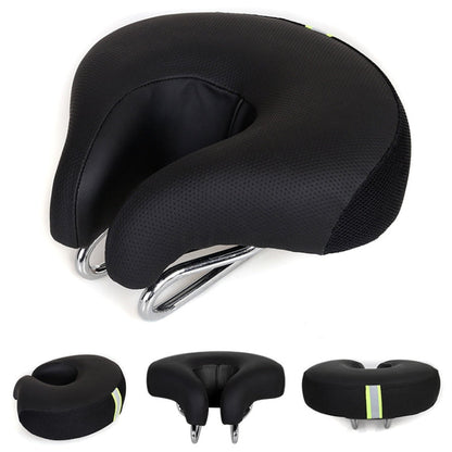 Comfortable Padded MTB Bike Seat Black Cushion - Cofik