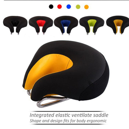 Comfortable Padded MTB Bike Seat Black Cushion