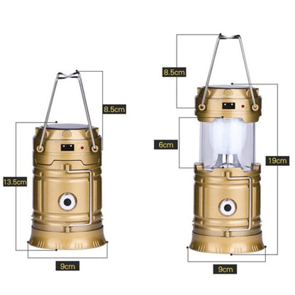 Portable Solar Camping Lantern with USB Output