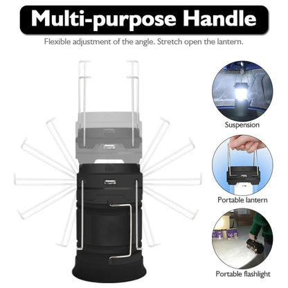 Portable Solar Camping Lantern with USB Output