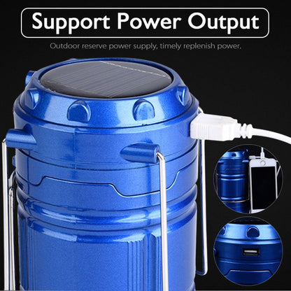 Portable Solar Camping Lantern with USB Output