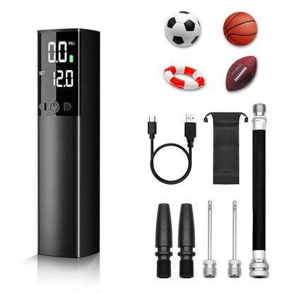 Portable Wireless Air Pump with Digital Display for Balls - Cofik