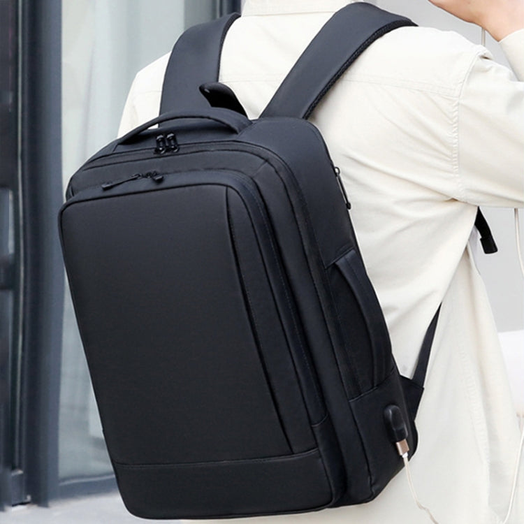 Waterproof Business Laptop Backpack with USB Charger Pocket