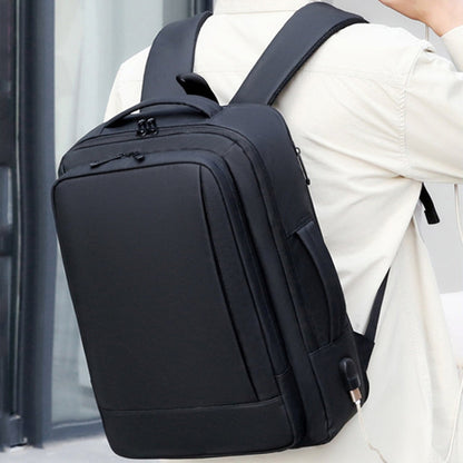 Waterproof Business Laptop Backpack with USB Charger Pocket