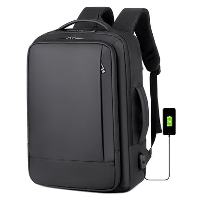 Waterproof Business Laptop Backpack with USB Charger Pocket