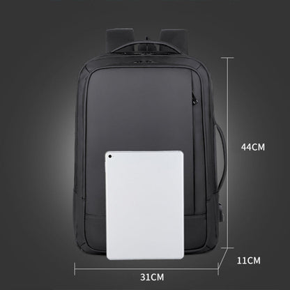 Waterproof Business Laptop Backpack with USB Charger Pocket