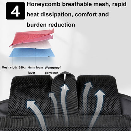 Waterproof Business Laptop Backpack with USB Charger Pocket